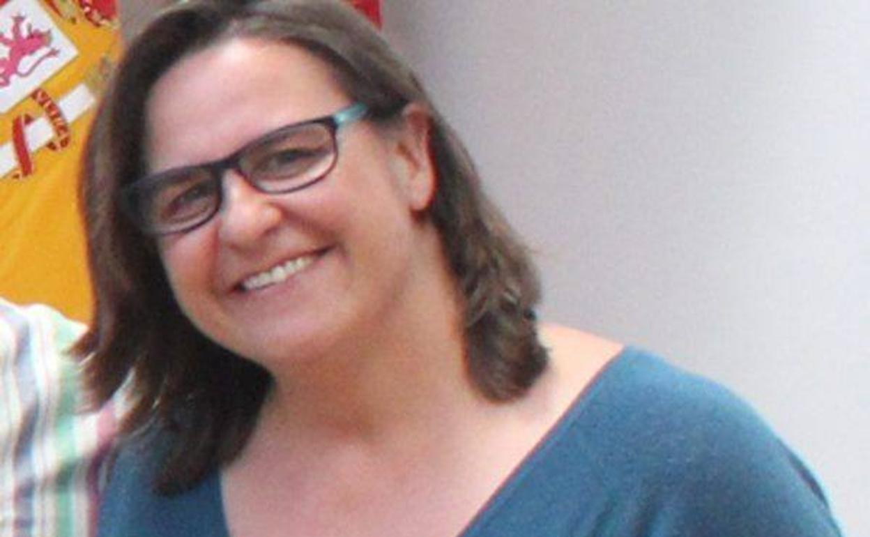 María Luisa Corrales, durante un acto 