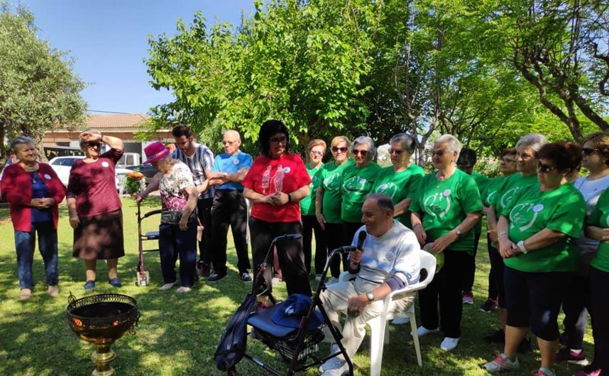 Los miembros del Centro de Mayores, durante una actividad 