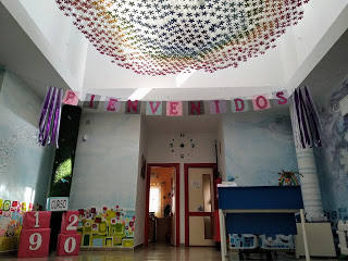 Entrada del Centro Educativo Infantil 'Arco Iris' de Miajadas /