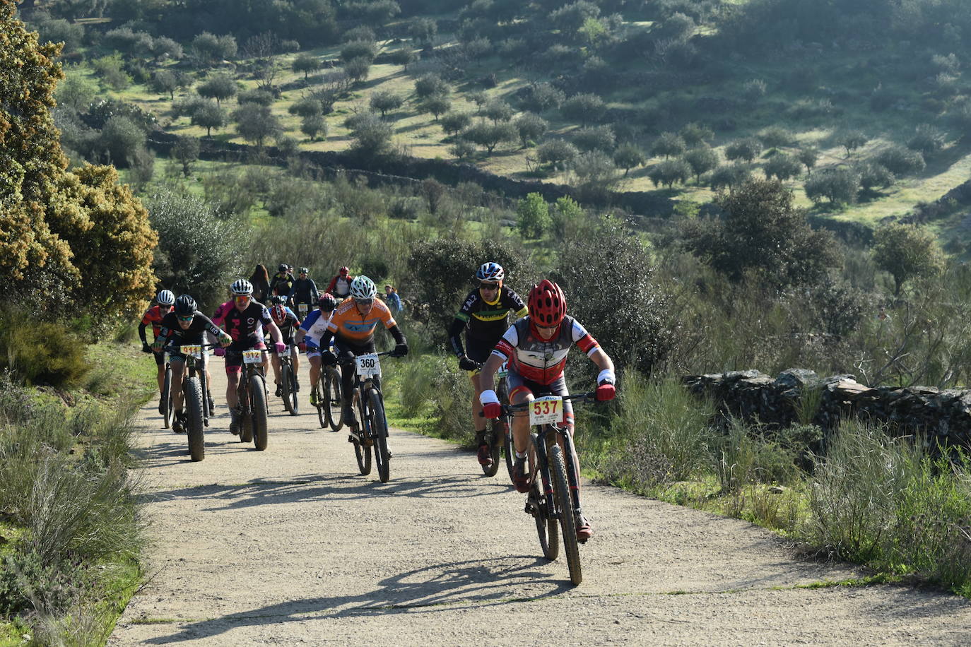 Tramo de de competición en la zona de Valdemorales 