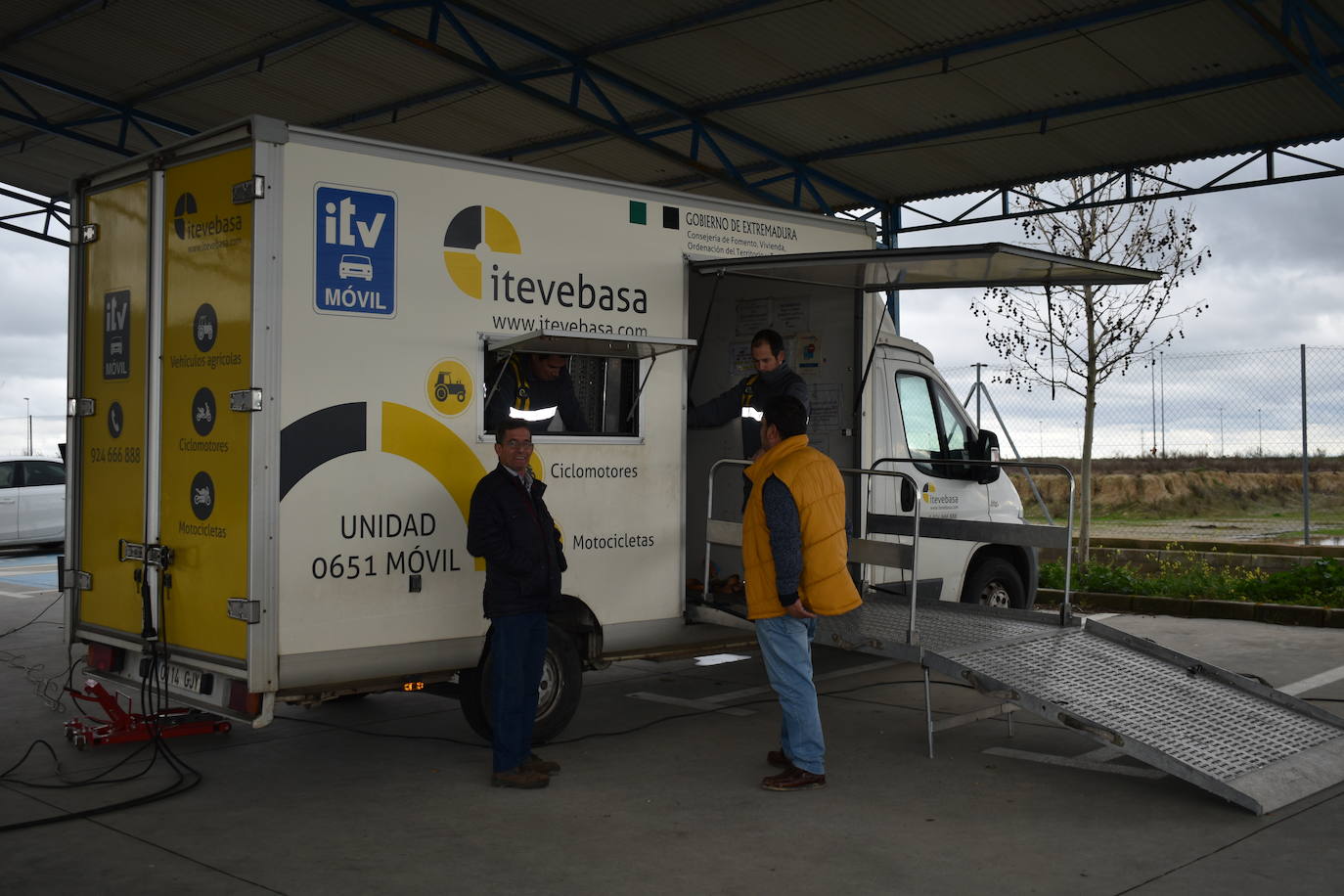 ITV móvil desplazada a Miajadas a principios de febrero 
