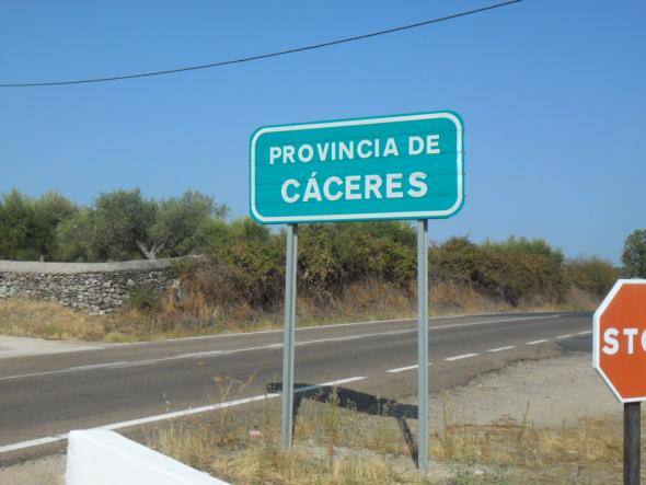 Límite provincial entre Cáceres y Badajoz 