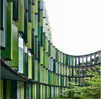 Perspectiva del edificio acabado 