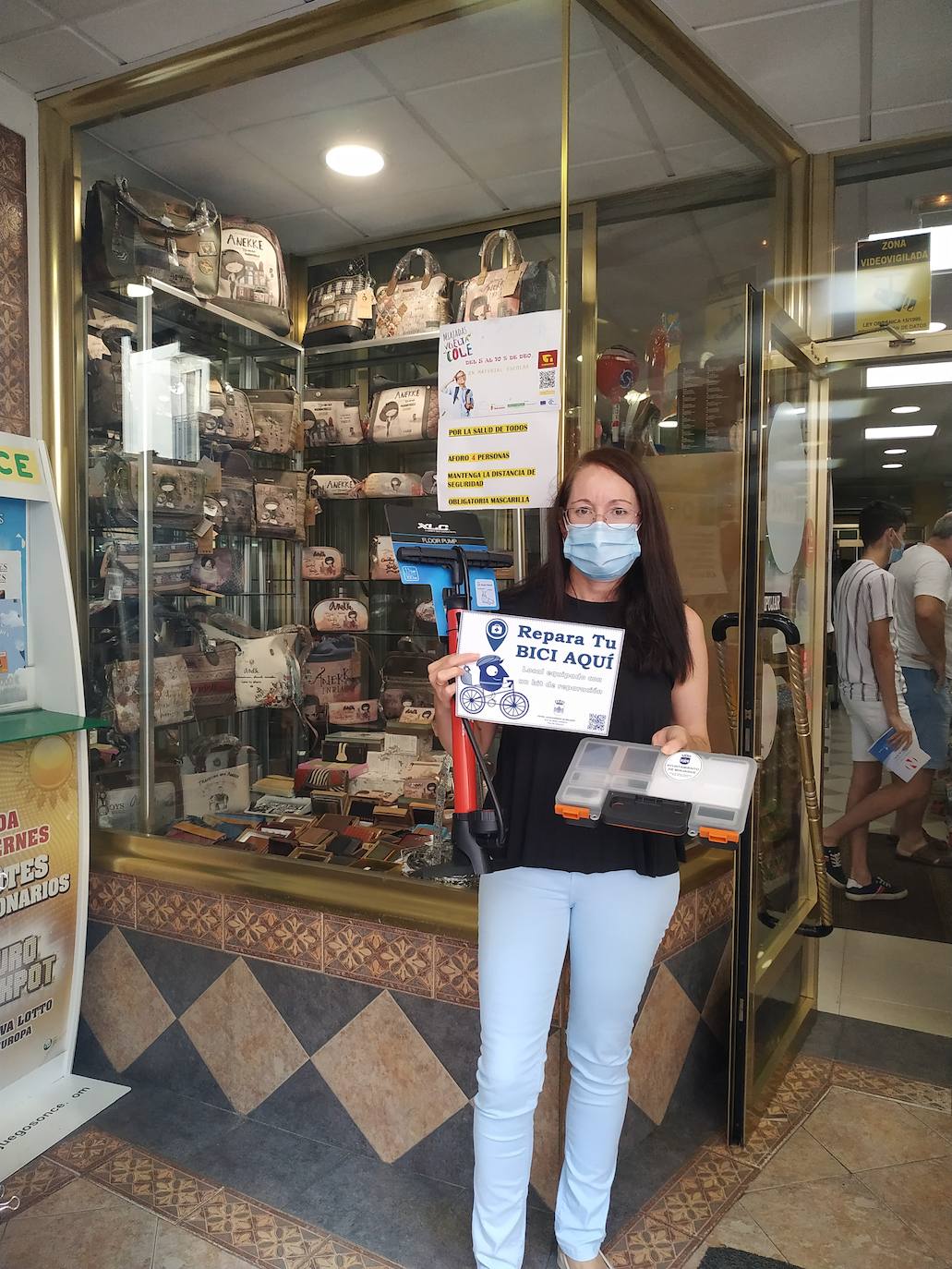 El estanco Masa está en la avenida Trujillo 