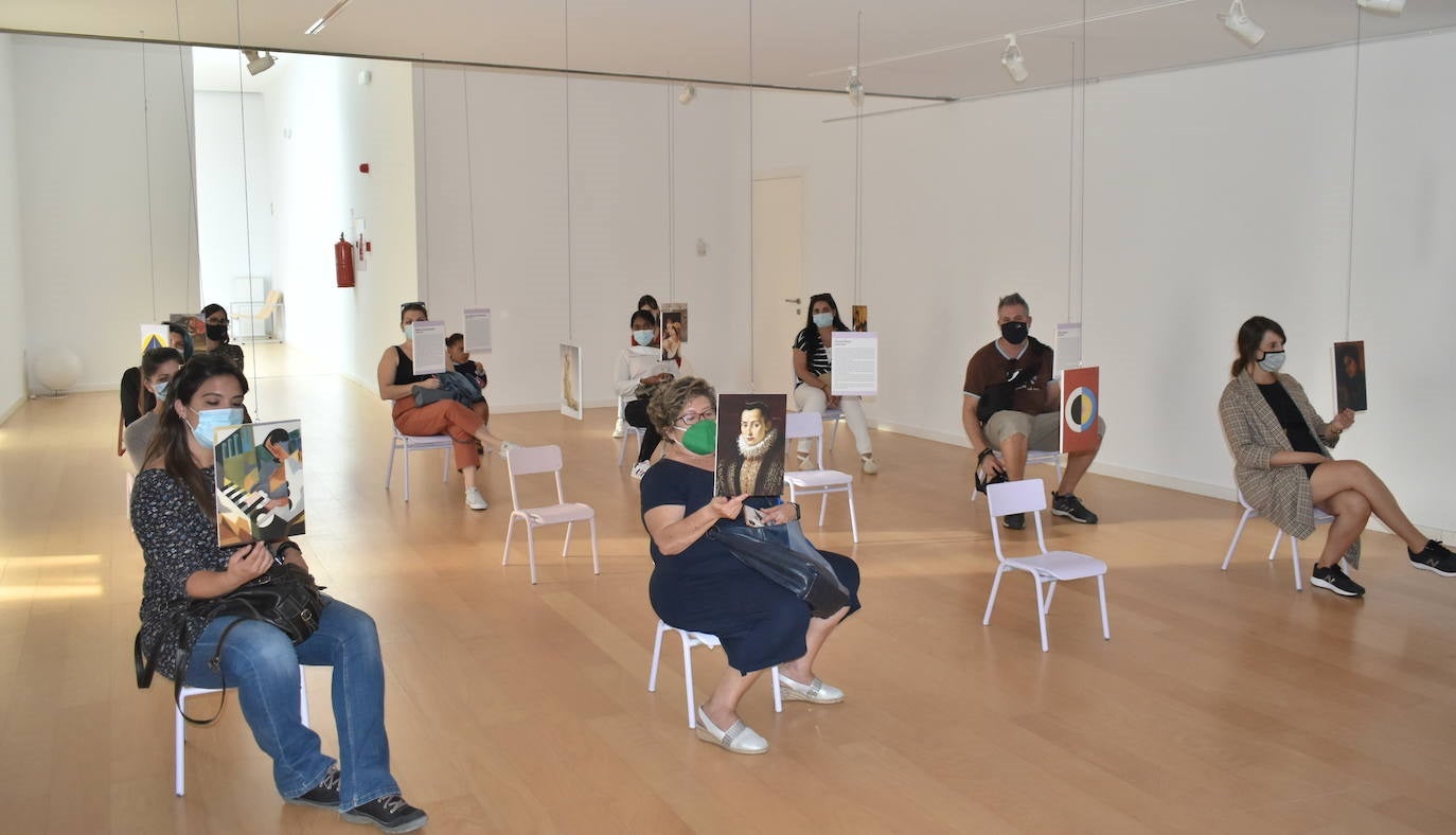 Día de la presentación de la exposición en el Palacio Obispo Solís de Miajadas