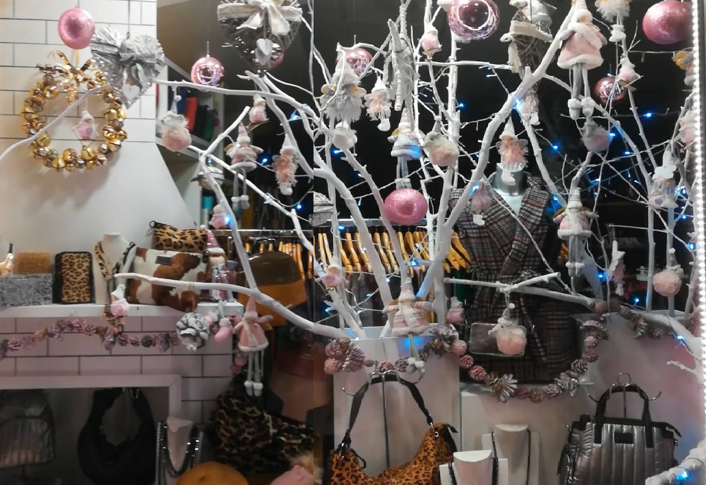 Los empresarios de Miajadas participan en el concurso de escaparates navideños
