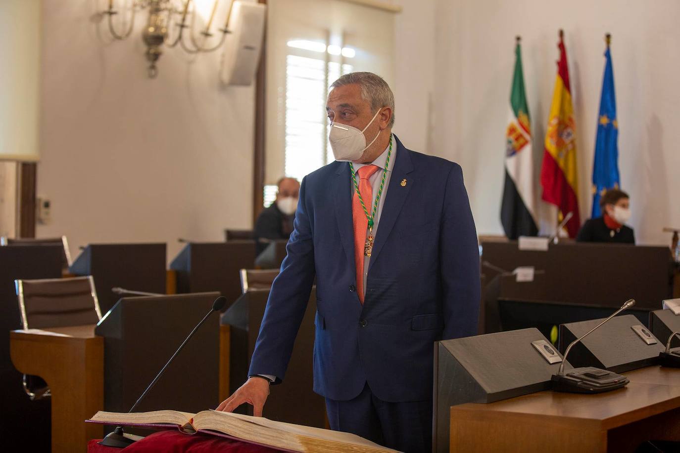 Carlos Carlos Rodríguez en la toma de posesión del cargo 