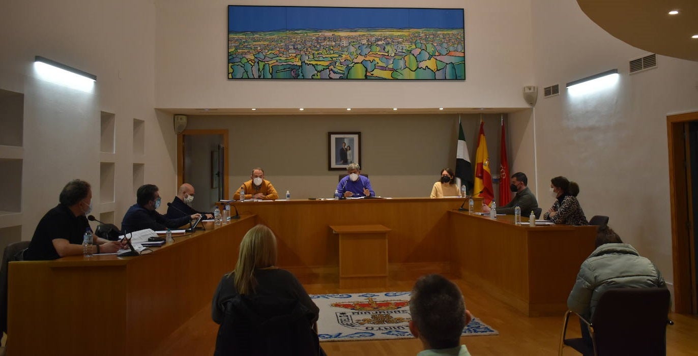 Sesión plenaria ordinaria de febrero en el ayuntamiento de Miajadas 