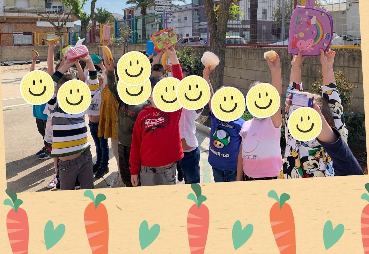 Alumnos del CEIP García Siñeriz de Miajadas 