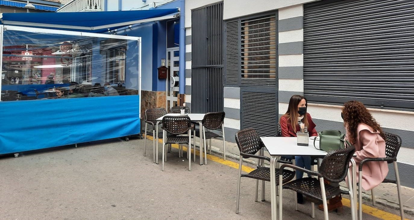 Terraza del Bar Alambique, Miajadas 
