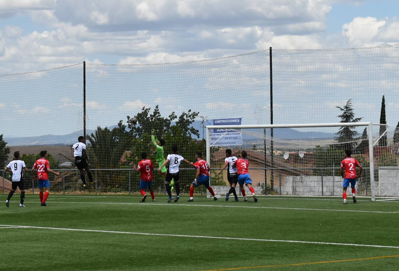 Partido de play off disputado el pasado domingo entre Diocesano y Miajadas 