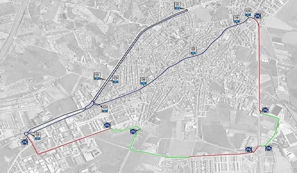 Proyecto de implementación del PMUS de Miajadas: caminos escolares y carriles bici 