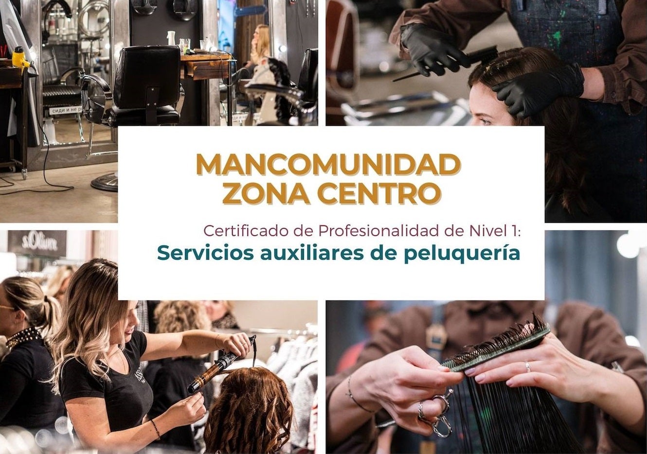 La Mancomunidad Zona Centro ofrece la acción formativa 'Servicios auxiliares de peluquería'
