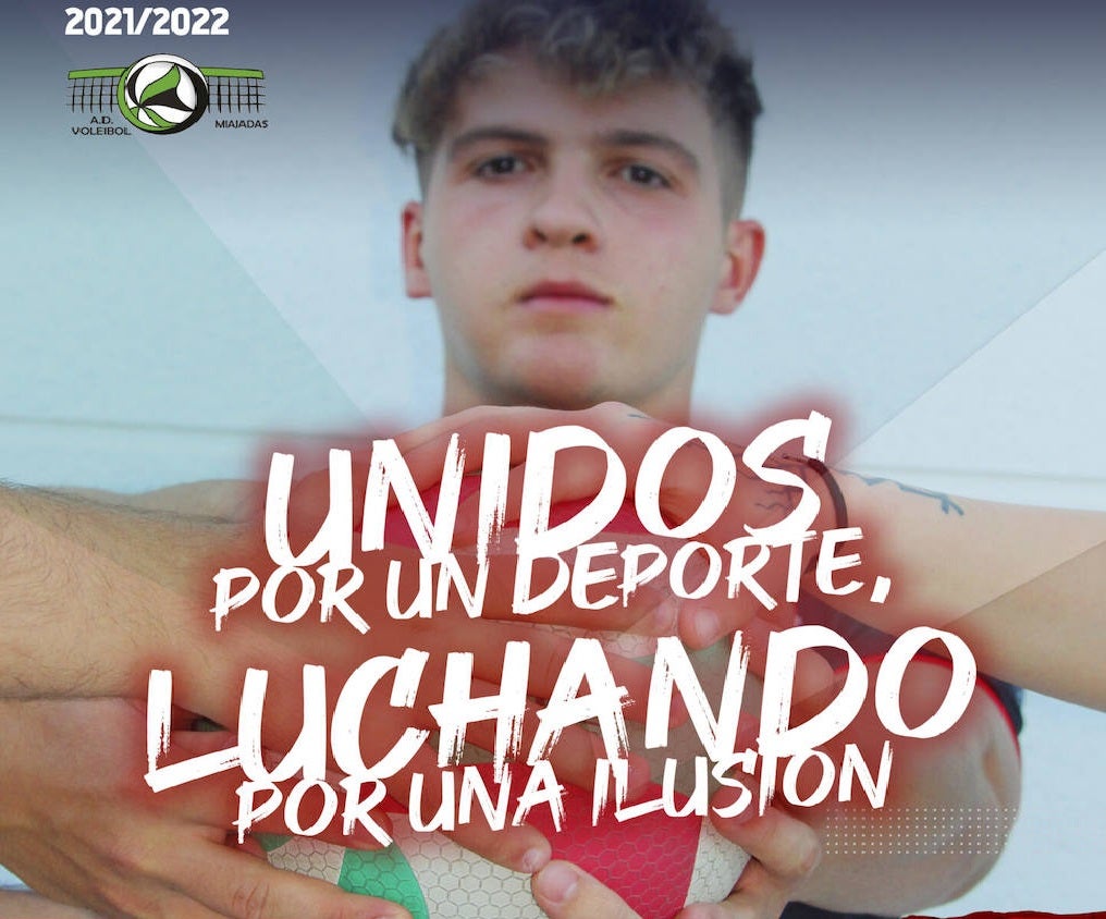 'Unidos por un deporte, luchando por una ilusión', la AD Voleibol Miajadas llama a sus socios