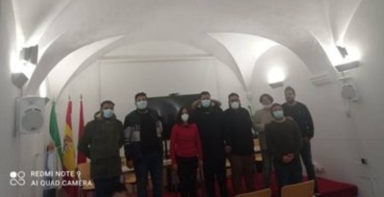 Reunión mantenida por la plataforma en el Palacio Obispo Solís 