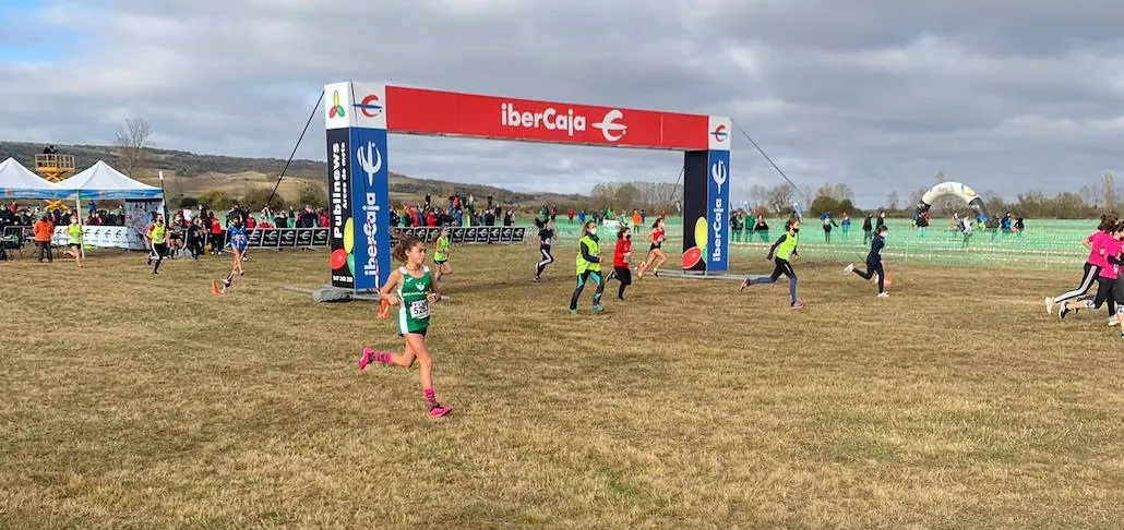 Macarena Carmona durante este Cross de Atapuerca 2021 