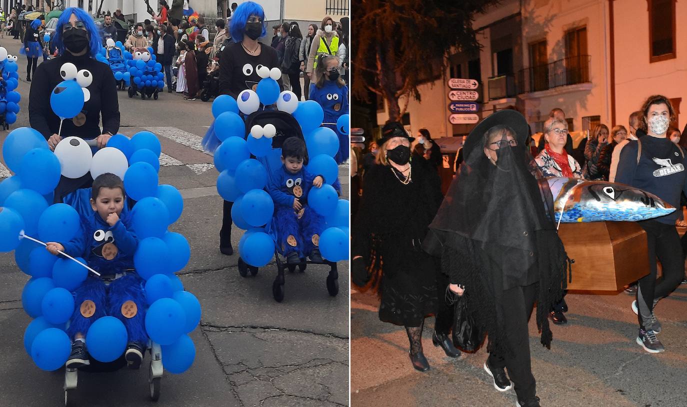 Miajadas ha vuelto a celebrar su gran Carnaval, lo ha vivido por todo lo alto y lo ha despedido con todos los honores. El desfile del sábado devolvió la alegría a las calles de la localidad entre música y color, y el entierro de la sardina ofreció risas y un final dulce para la vuelta de esta celebración. 