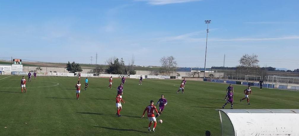 Partido de ida entre el Miajadas y el Calamonte 