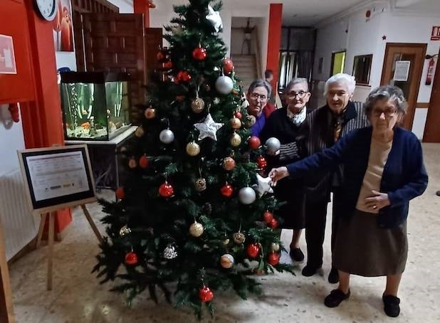 Ya llegó la Navidad a la residencia San Martín de Porres