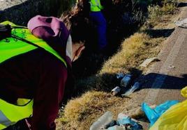 Una de las jornadas de Basuraleza realizadas en Miajadas
