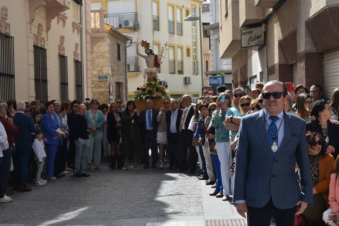 Los miajadeños volvieron a celebrar el reencuentro entre Jesús Resucitado y la Santa Madre