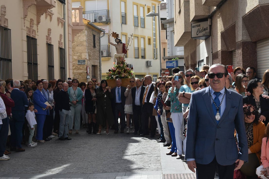 Los miajadeños volvieron a celebrar el reencuentro entre Jesús Resucitado y la Santa Madre