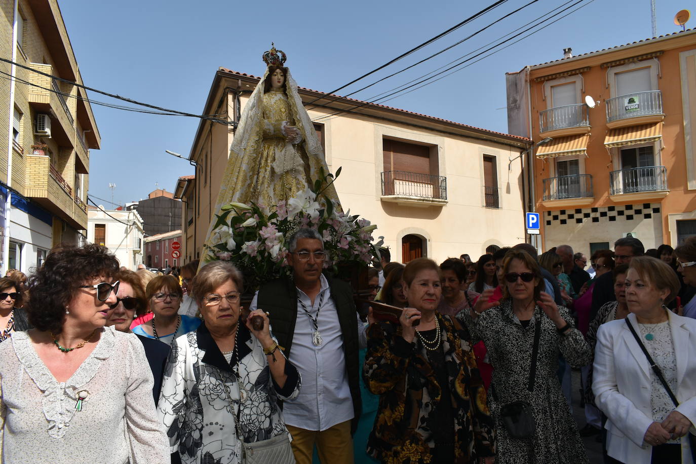 Los miajadeños volvieron a celebrar el reencuentro entre Jesús Resucitado y la Santa Madre