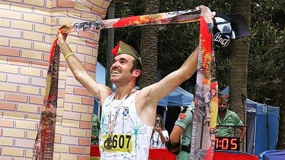 «Jamás un legionario dirá que está cansado», Jairo Sánchez gana la IX carrera 'La Africana'