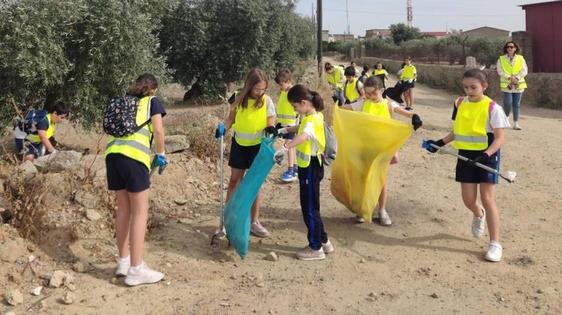 Los alumnos del colegio Sagrado Corazón de Jesús y Mª Inmaculada se vuelcan con el reciclaje