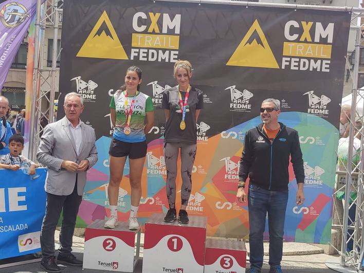Alicia Pañero, campeona en categoría Junior de la Copa de España de Carreras de Montaña