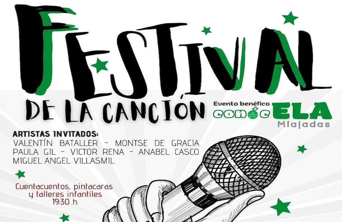 Festival benéfico de la canción a favor de la asociación 'ELA Extremadura'