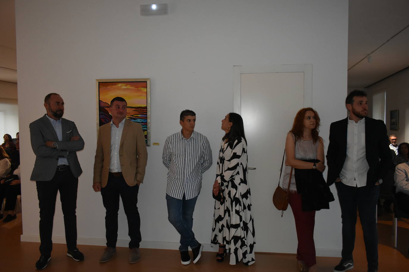 El Palacio Obispo Solís acoge la exposición de las obras del XII Certamen de Pintura Laura Otero