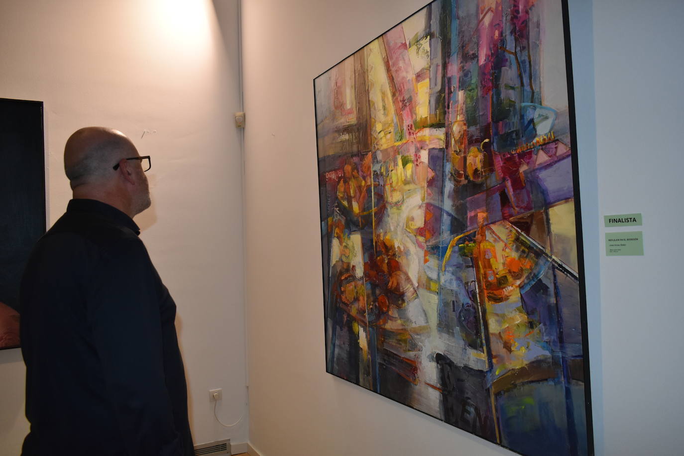 El Palacio Obispo Solís acoge la exposición de las obras del XII Certamen de Pintura Laura Otero