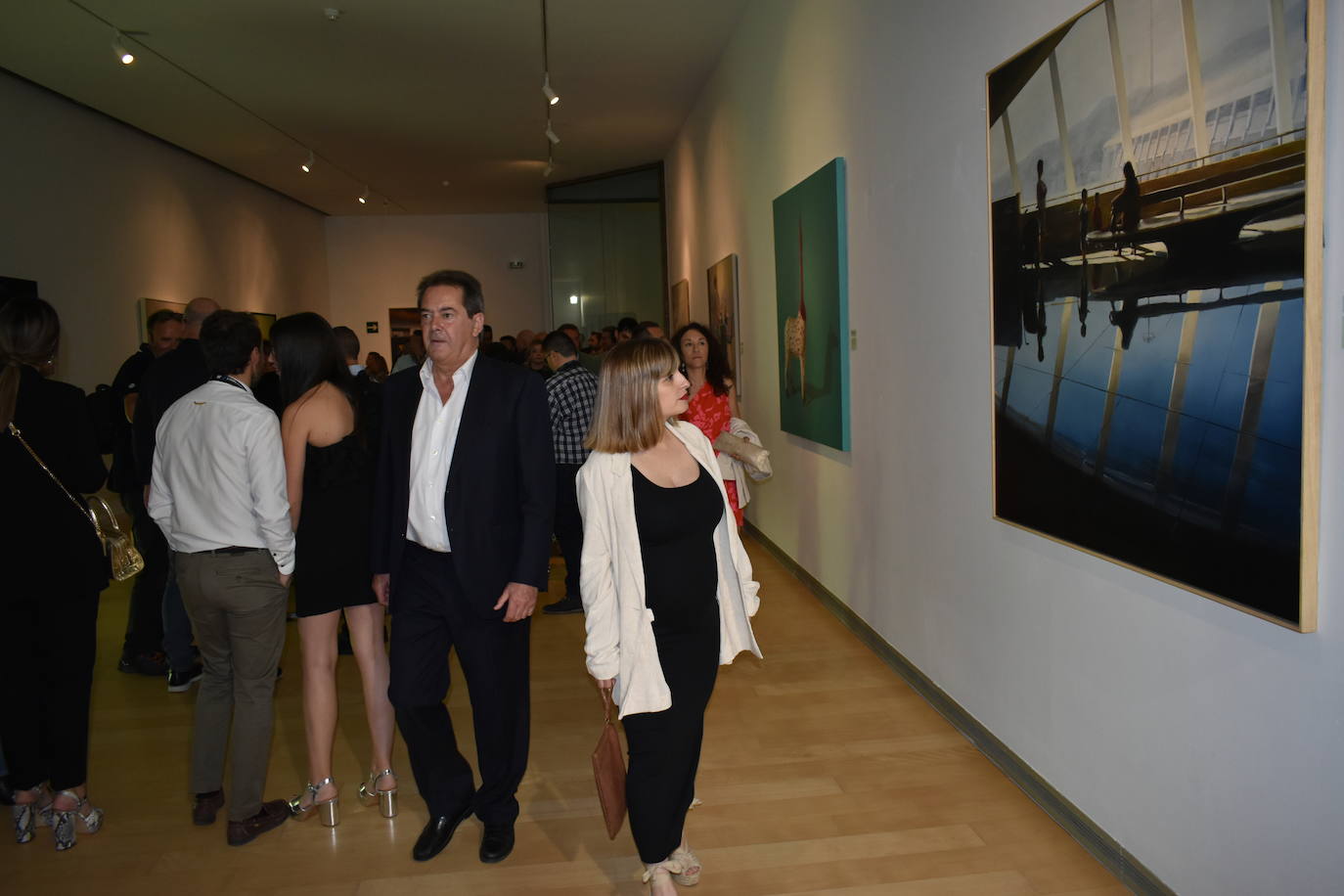 El Palacio Obispo Solís acoge la exposición de las obras del XII Certamen de Pintura Laura Otero