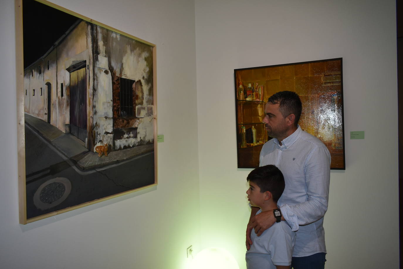 El Palacio Obispo Solís acoge la exposición de las obras del XII Certamen de Pintura Laura Otero