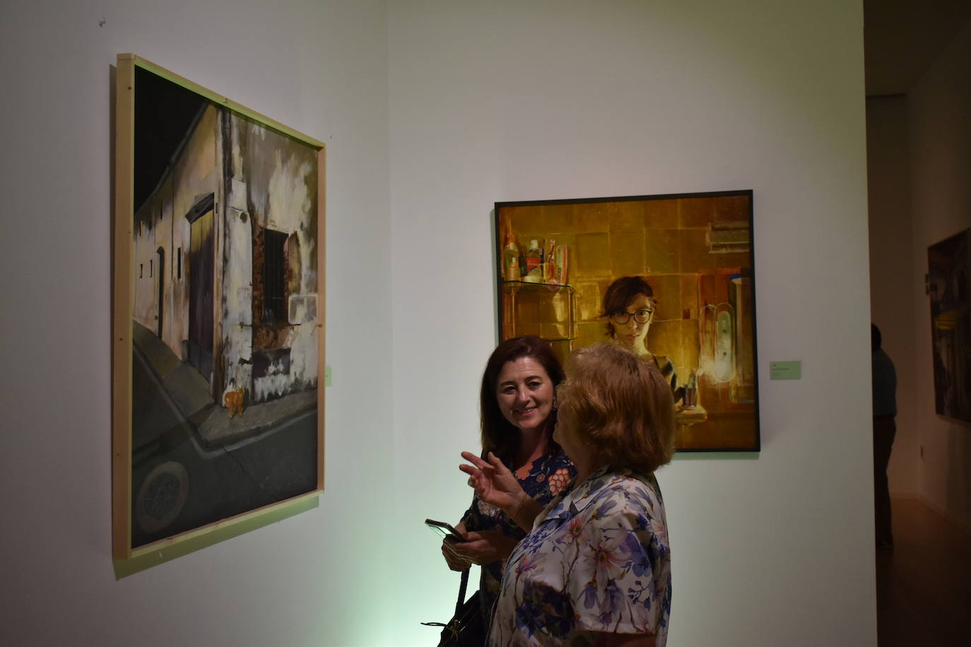 El Palacio Obispo Solís acoge la exposición de las obras del XII Certamen de Pintura Laura Otero