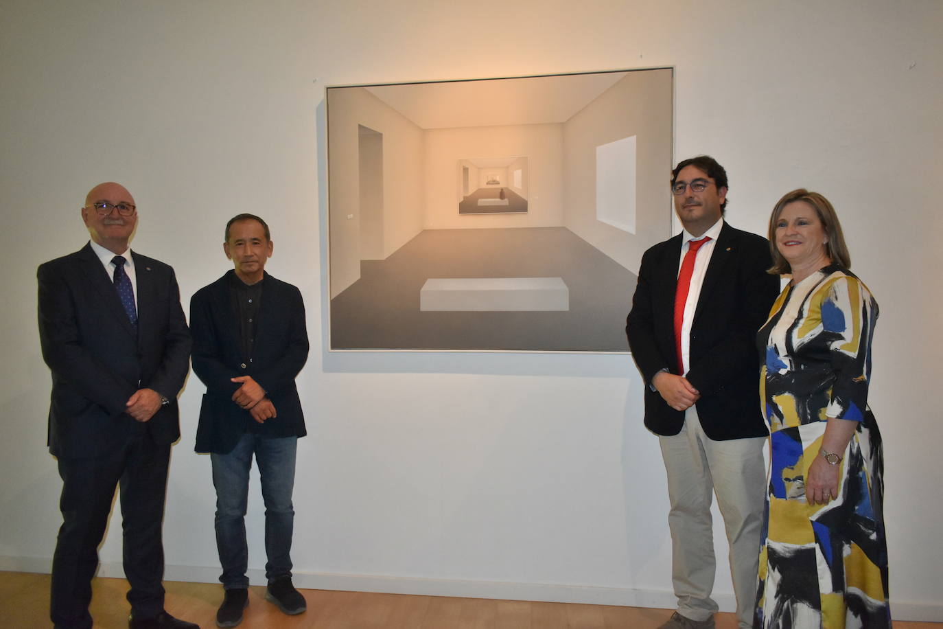 El Palacio Obispo Solís acoge la exposición de las obras del XII Certamen de Pintura Laura Otero