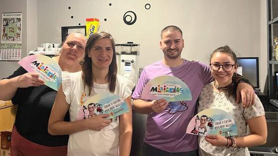 Abanicos diseñados especialmente para Miajadas para combatir las altas temperaturas