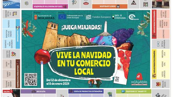 Miajadas se convierte en la ciudad del Monopoly repartiendo premios esta Navidad