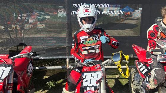 El piloto Samuel Tapia inicia nueva andadura nacional en MX125