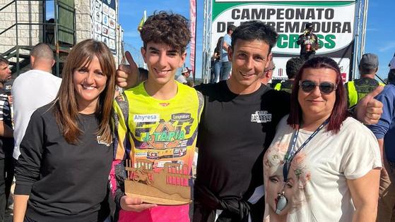 Victoria de Samuel Tapia en la primera cita del Campeonato de Extremadura Junior