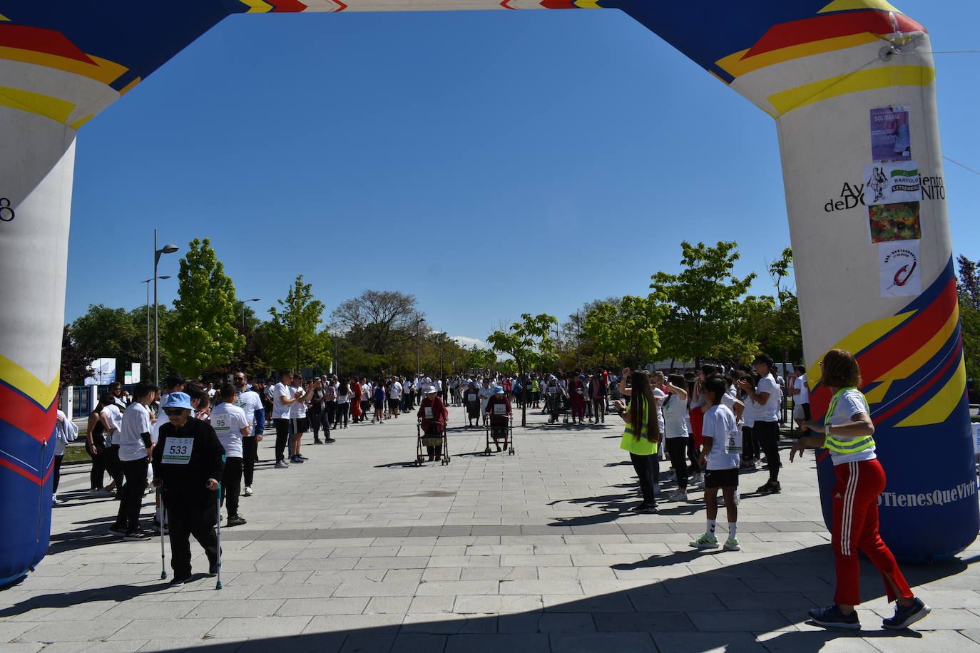 Fotos: El Torrente Ballester y San Martín de Porres corren juntos por la ELA