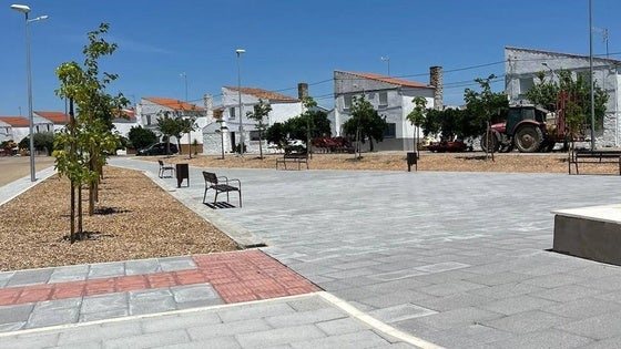 Urbanización del parque de Casar de Miajadas ya luce terminada