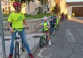 Una de las rutas al cole en bici de la pasada SEM 2023.