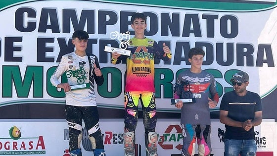 El piloto de Miajadas Samuel Tapia se impone en la quinta carrera del Campeonato extremeño de Motocross