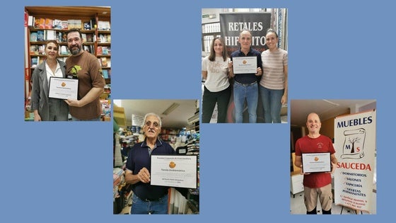 Cuatro empresas miajadeñas reciben el premio extremeño a 'Tiendas emblemáticas'