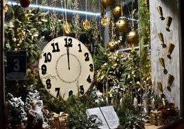 Uno de los escaparates ganadores del concurso de Navidad.