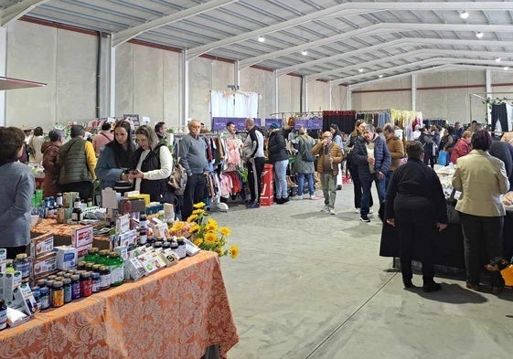 Feria del stock de invierno en Miajadas el pasado año.