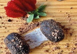 Croquetas dulces, una propuesta de postre para finalizar la ruta gastronómica.