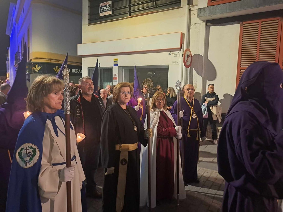 Fotos: Procesión de la 'Oración en el huerto de los olivos', el 'Cristo amarrado a la columna' y 'Jesús Nazareno'